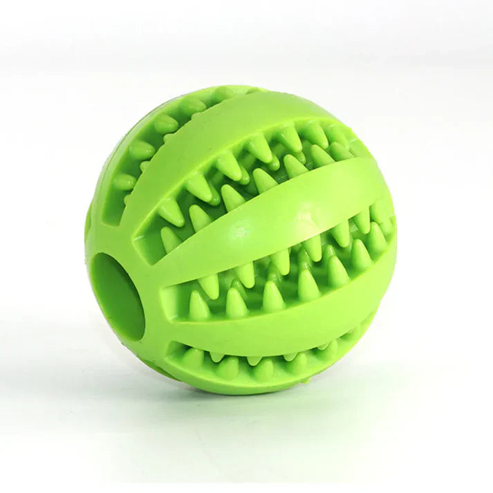 Interactive Tooth Cleaning Ball: Indestructible Dog Food Ball