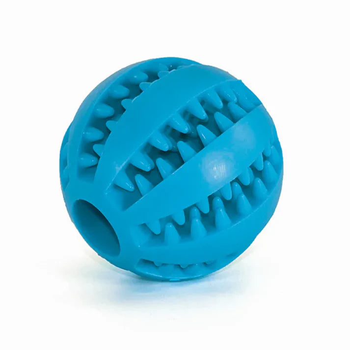 Interactive Tooth Cleaning Ball: Indestructible Dog Food Ball